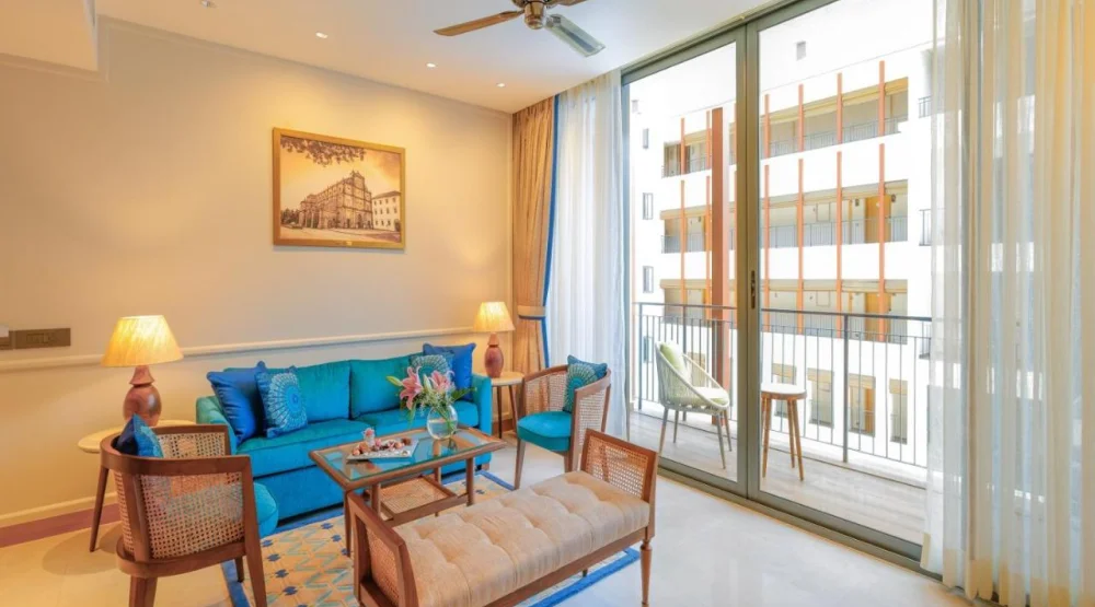 Astor Suite (balcony with Pool View) at The Astor All Suites Hotel Candolim Goa