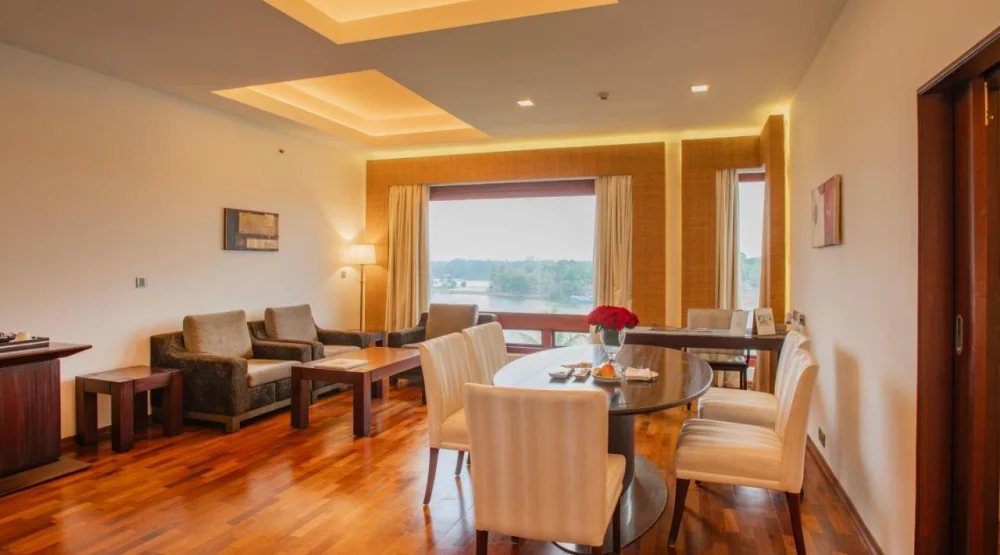 Royal Suite with Panaromic View at The Leela Ashtamudi A Raviz Hotel