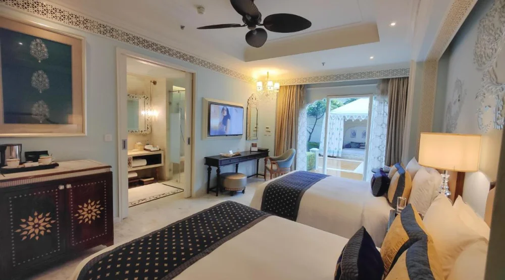 Royal Villa with Courtyard Twin at The Leela Palace Jaipur