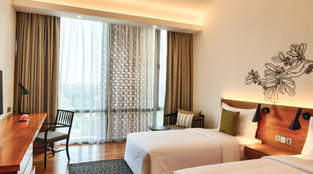 Deluxe Twin Room at Jetwing Colombo Seven