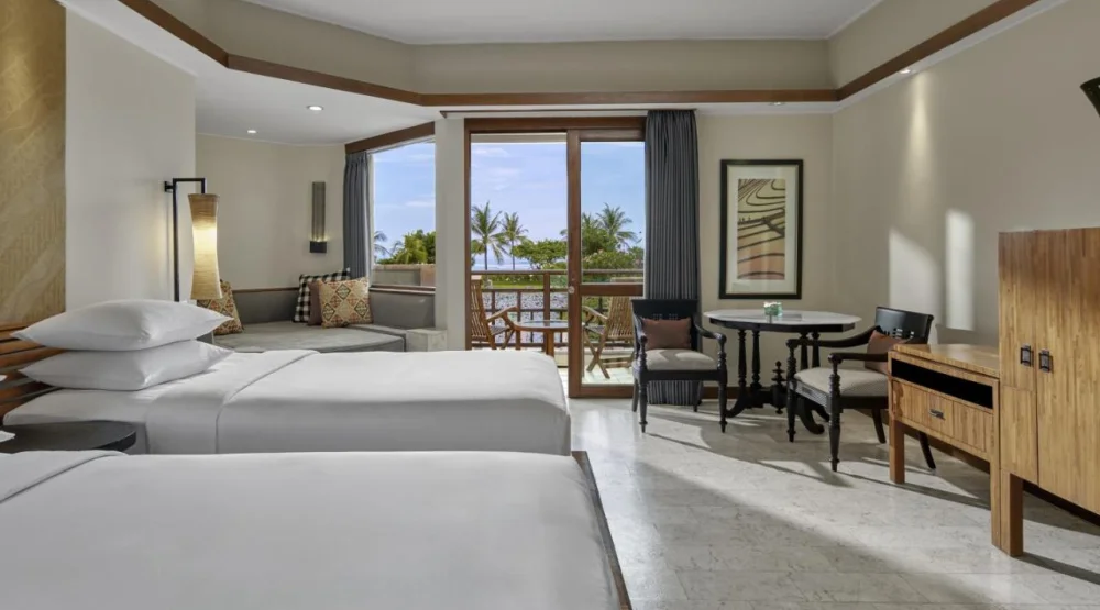 Twin Room with Ocean View at Grand Hyatt Bali
