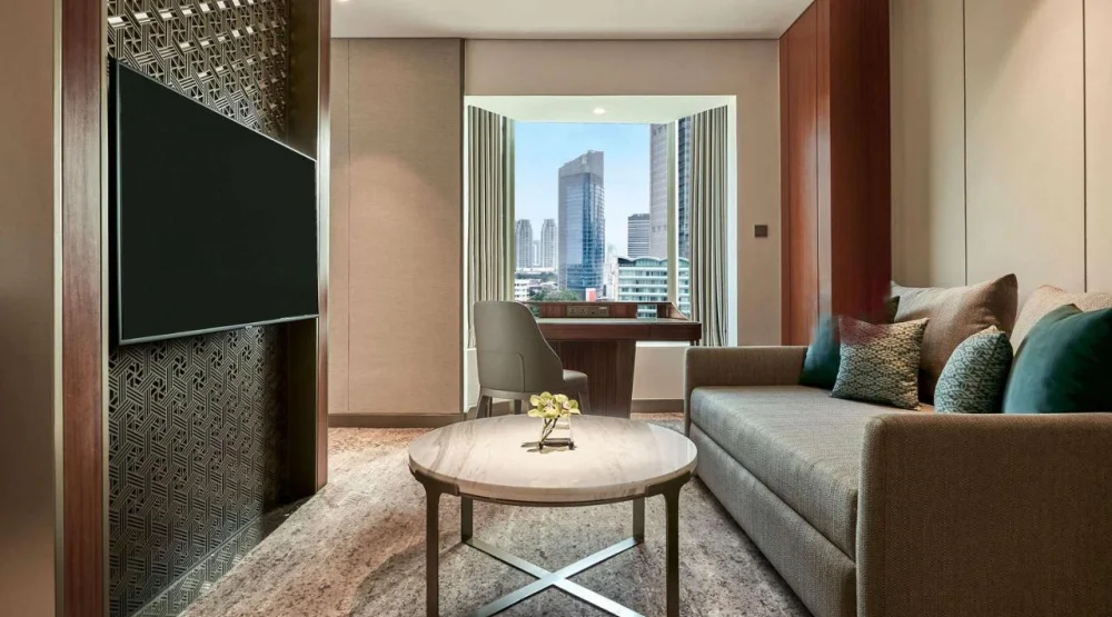 Family King Room with Bundaran View at Grand Hyatt Jakarta
