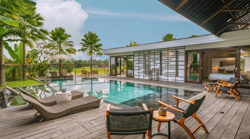 Five Bedroom Royal Pool Villa Paddy View at K Club Ubud