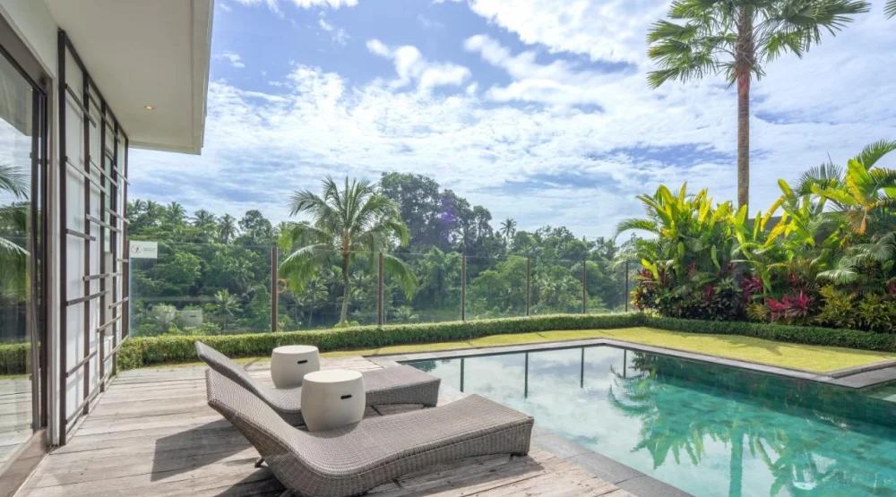 Three Bedroom Luxury Pool Villa Jungle View at K Club Ubud
