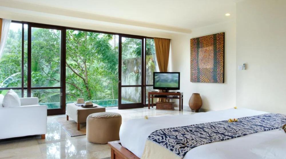 Family Pool Villa at Komaneka at Bisma