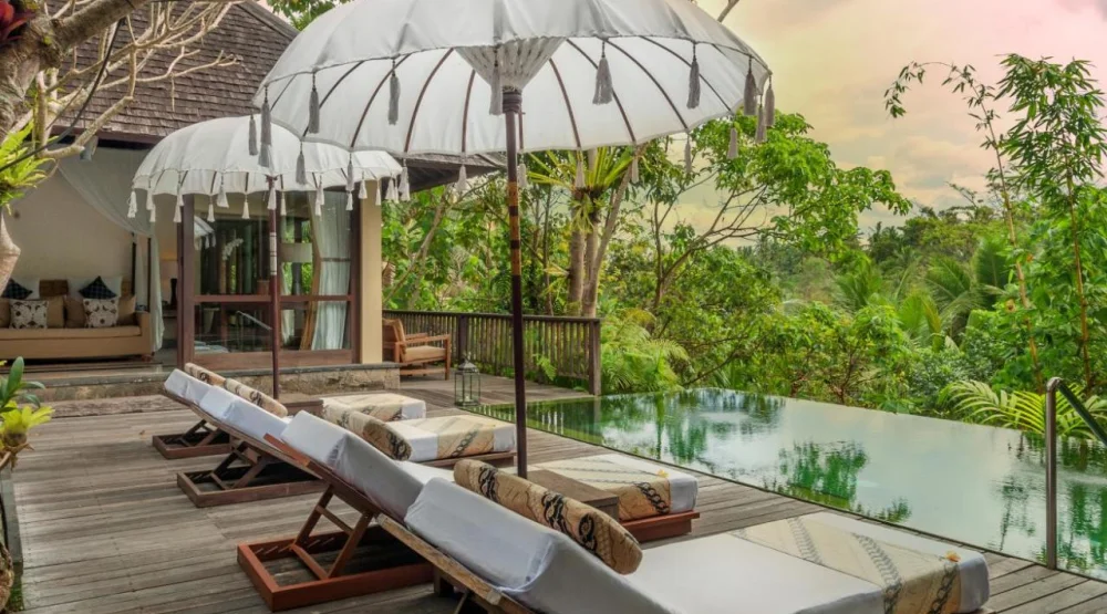 Two Bedroom Pool Villa at Komaneka at Bisma