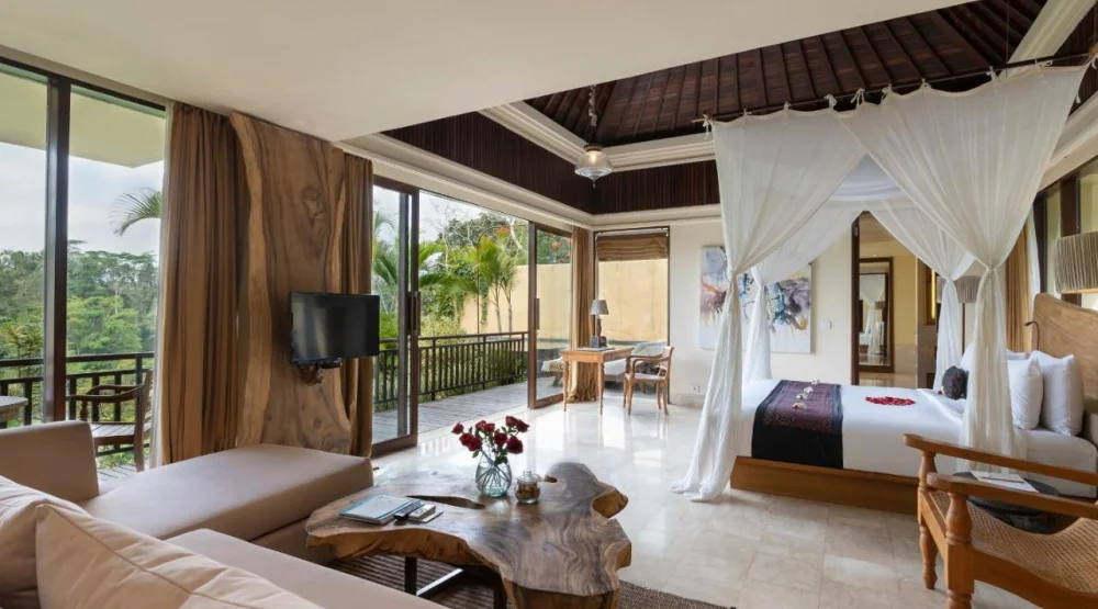 Premiere One Bedroom Valley  Pool Villa at Komaneka at Tanggayuda