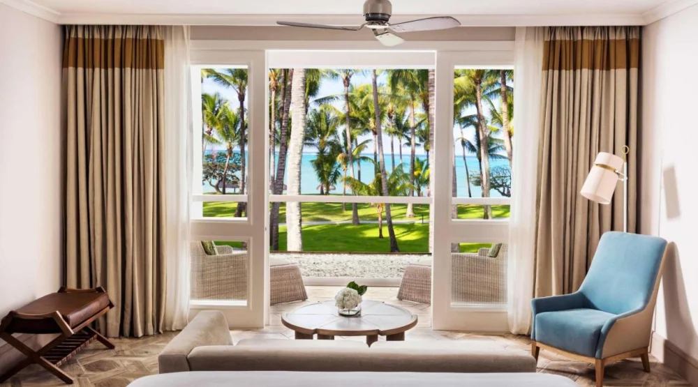 Ocean Room Balcony King at One&Only Le Saint Geran
