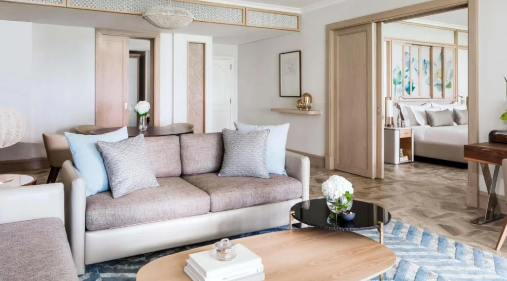 Beach Front Junior Suite Balcony at One&Only Le Saint Geran