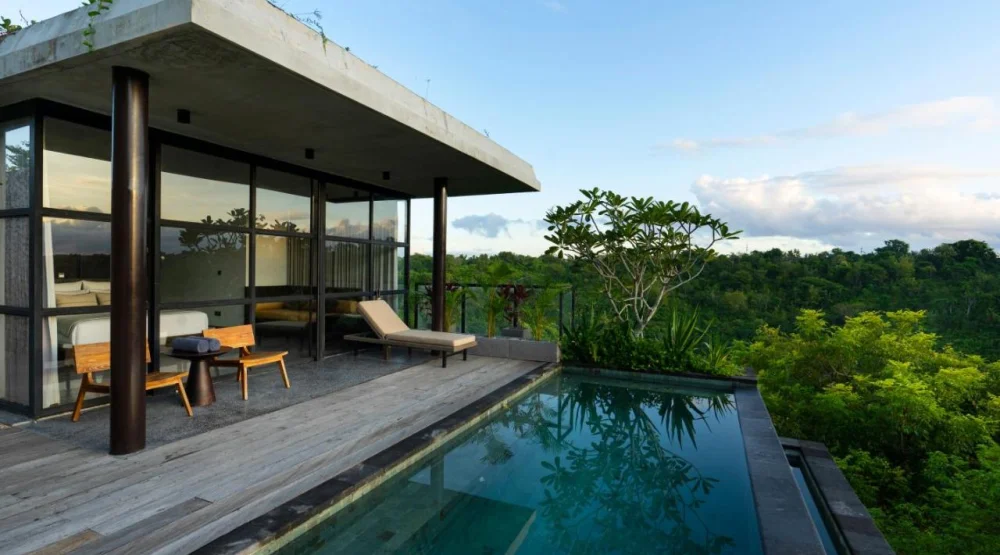 Two Bedroom Duplex Pool Villa with Valley View at Maua Nusa Penida