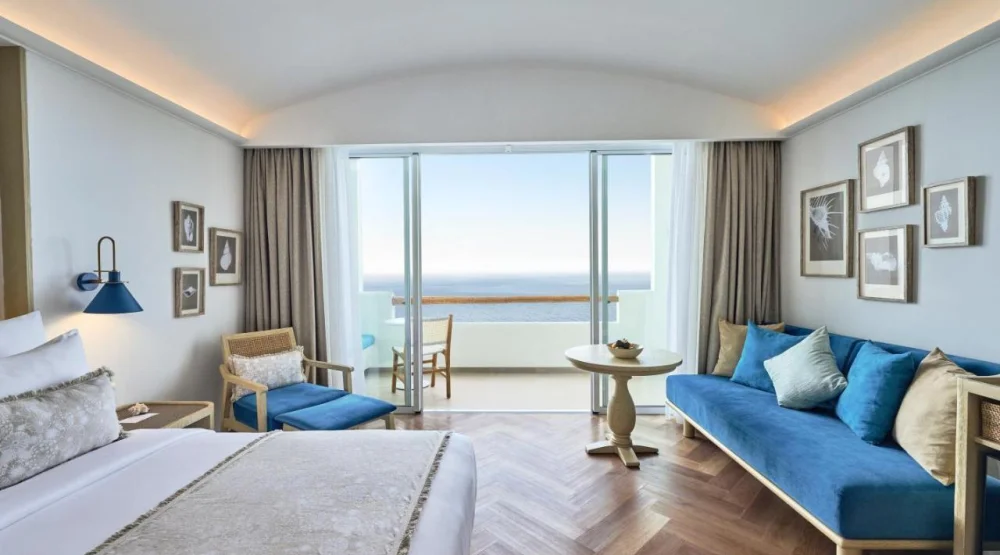Premier King Room with Ocean View at Royal Avila Boutique Resort