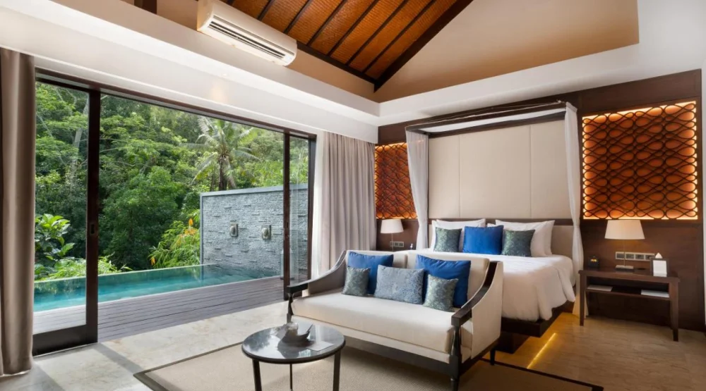 Deluxe Villa with Private Pool at Samsara Ubud