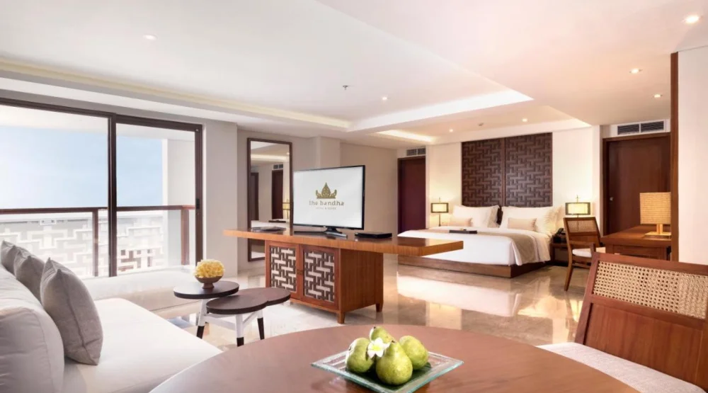 Triple Deluxe Suite with Spa Bath at The Bandha Hotel & Suites