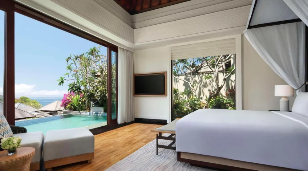 One Bedroom King Room - Partial Ocean Pool Villa at Umana Bali LXR Hotels & Resort
