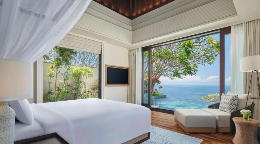 One Bedroom King Room - Panoramic Ocean Pool Villa at Umana Bali LXR Hotels & Resort