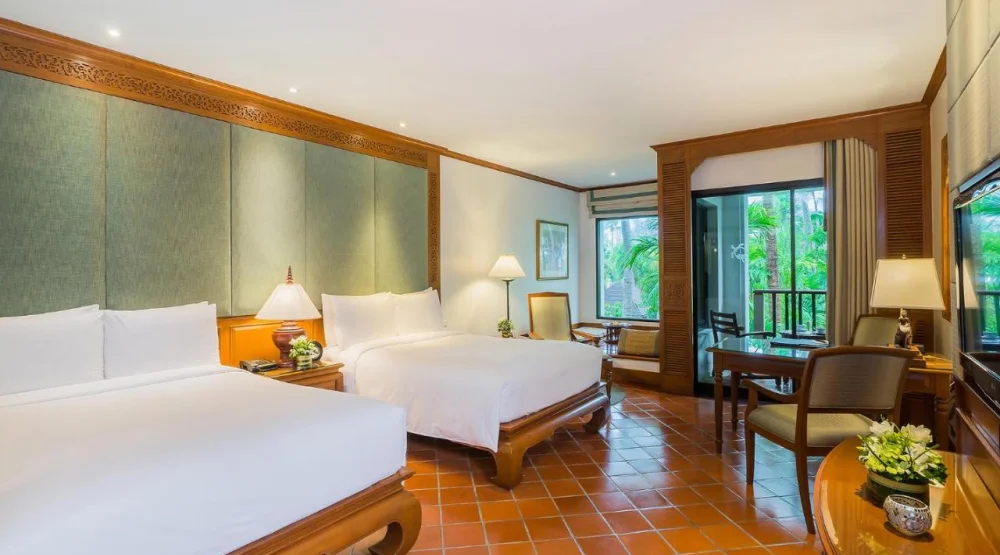 Deluxe Garden Twin, Guest Room, Two Double, Garden View at JW Marriott Phuket Resort & Spa