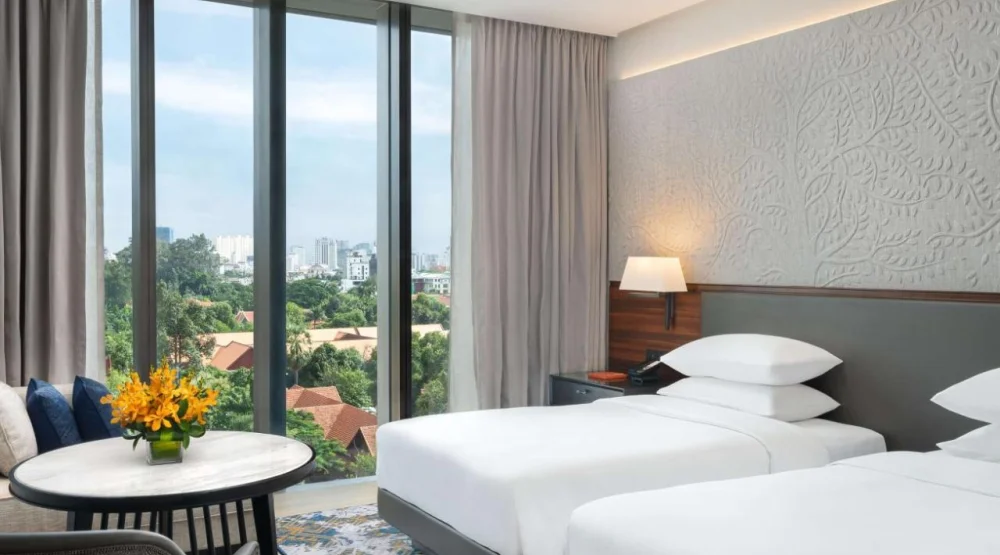 Twin Room with Palace View at Hyatt Regency Phnom Penh