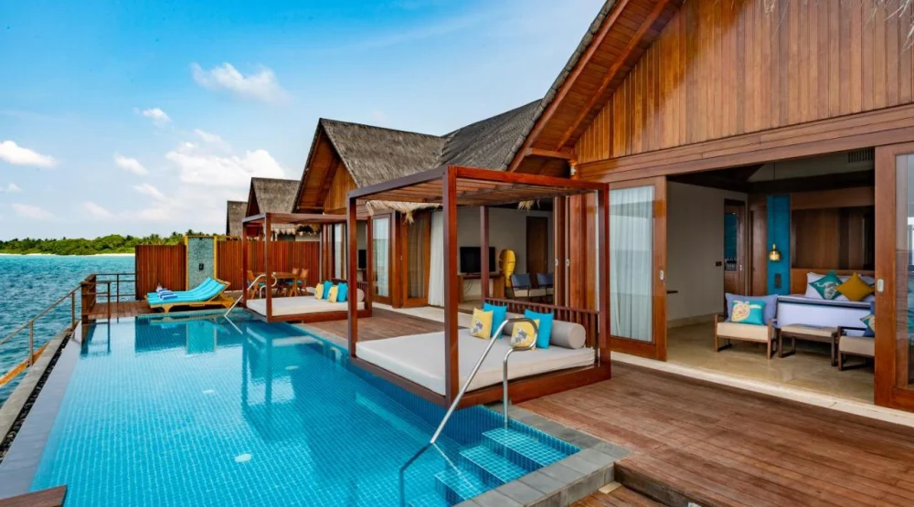 Two Bedroom Private Ocean Reef Residence at Furaveri Maldives