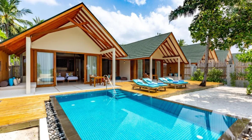 Two Bedroom Private Luxury Beach Residence at Furaveri Maldives
