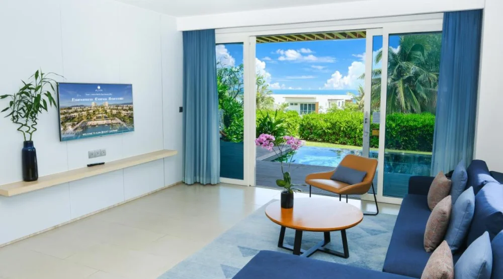 Two Bedrooms Villa, Private Pool, Ocean View - One King & One Twin at Alma Resort Cam Ranh