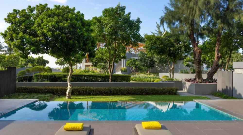 Courtyard Two Bedroom Suite with Private Pool at Angsana Lang Co