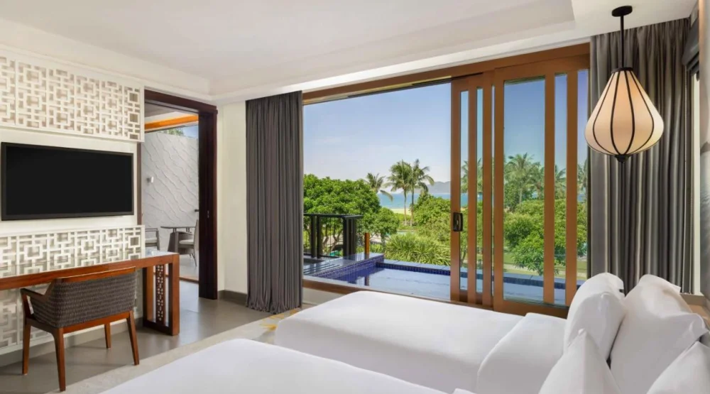 Junior Twin Suite with Seaview and Private Pool at Angsana Lang Co