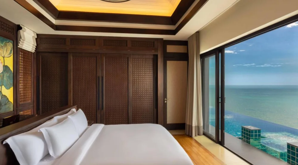 One Bedroom Hillside Pool Villa with Ocean View at Banyan Tree Lang Co