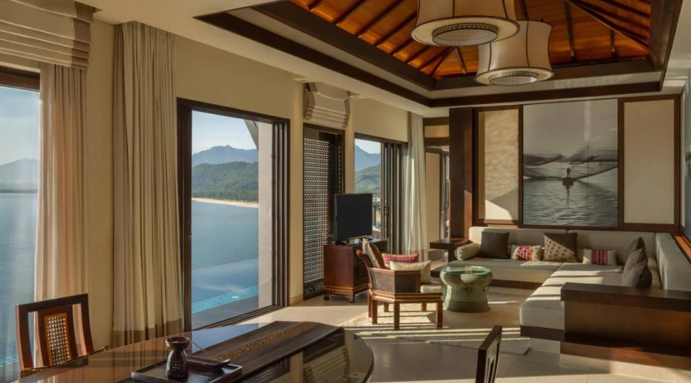 Two Bedroom Hillside Pool Villa with Ocean View at Banyan Tree Lang Co