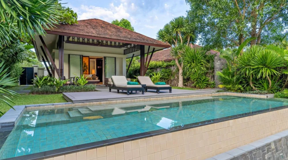 One Bedroom Lagoon Pool Villa - Twin at Banyan Tree Lang Co