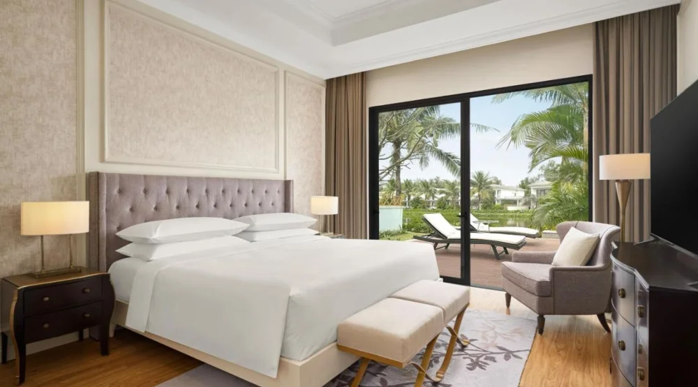Three Bedroom Villa, Garden View with Private Pool at Danang Marriott Resort & Spa Non Nuoc Beach Villas