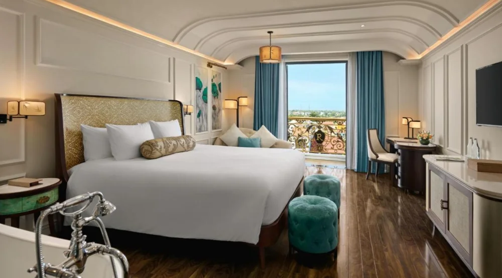 Grand Deluxe King with River View at Hotel Royal Hoi An