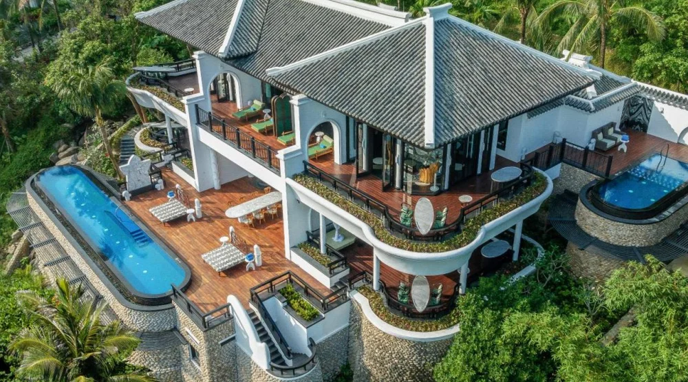 Four Bedroom Pool Villa with Ocean View at InterContinental Danang Sun Peninsula Resort