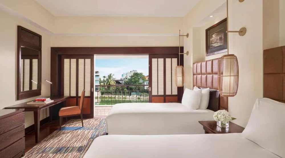 Classic Twin Room with Overwater City View at Intercontinental Hanoi Westlake