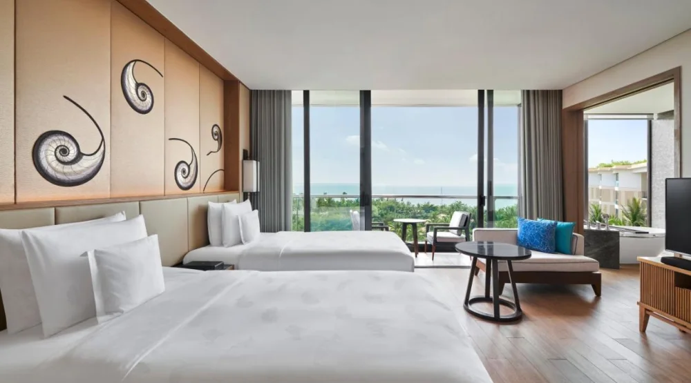 Classic Twin Room with Ocean View at Intercontinental Phu Quoc Long Beach Resort