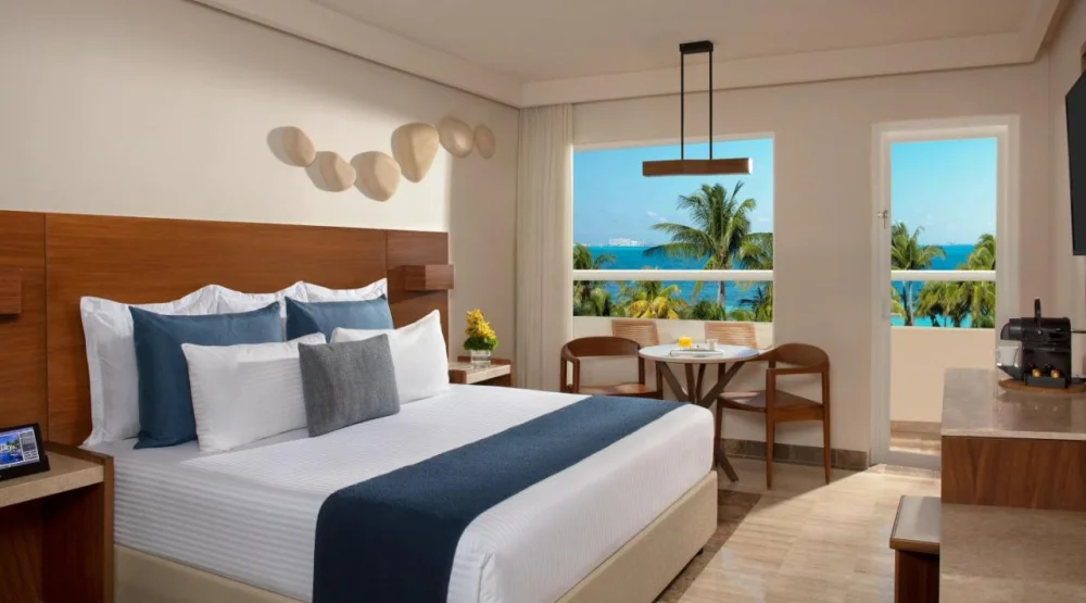Deluxe Partial Ocean View with Balcony at Dreams Sands Cancun Resort & Spa