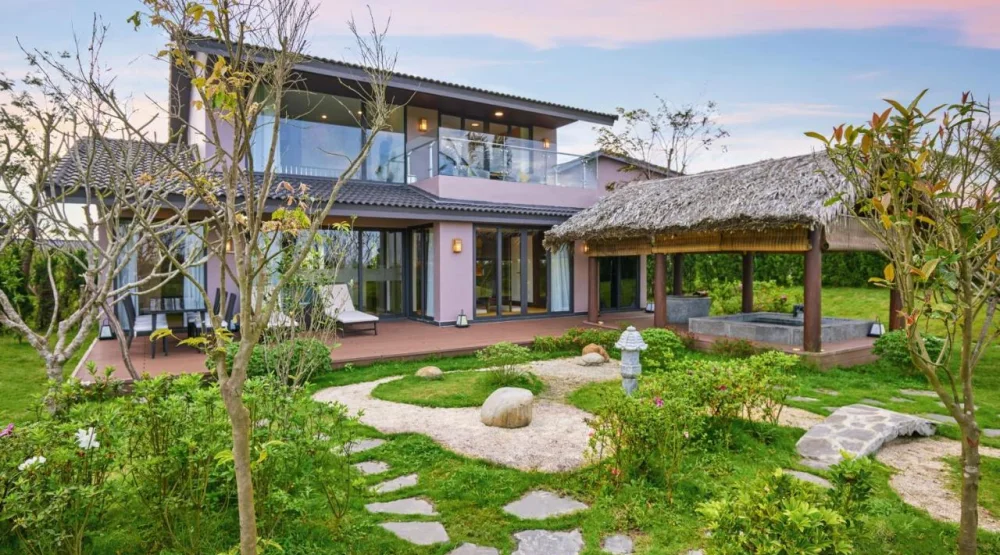 Grand Two Bedroom Villa with Private Onsen at Kobi Onsen Resort Hue Affiliated By Melia