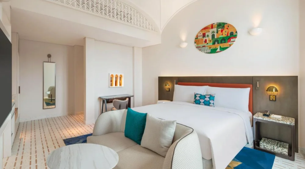 Deluxe King Room with Ocean View at La Festa Phu Quoc Curio Collection By Hilton
