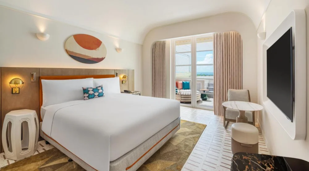 King Room with Terrace at La Festa Phu Quoc Curio Collection By Hilton
