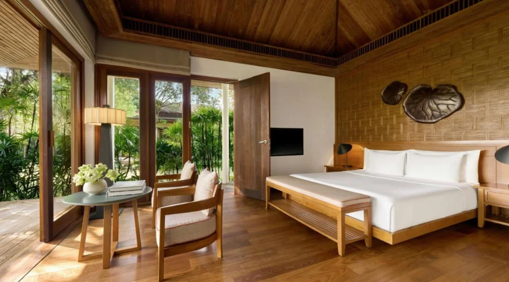 Bungalow with One King Bed and Garden View at Legacy Mekong