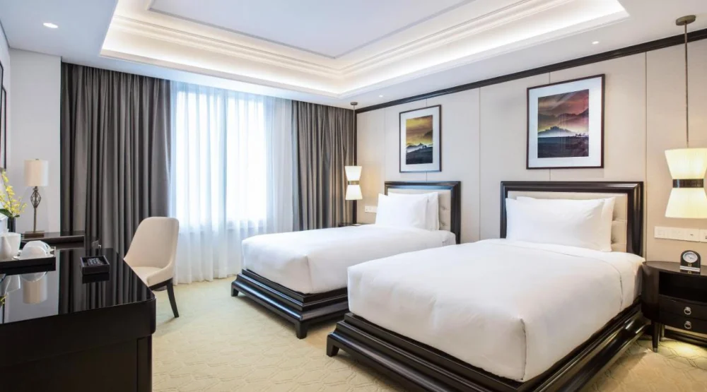 Premium Twin Room with Bathtub at Mai House Saigon Hotel