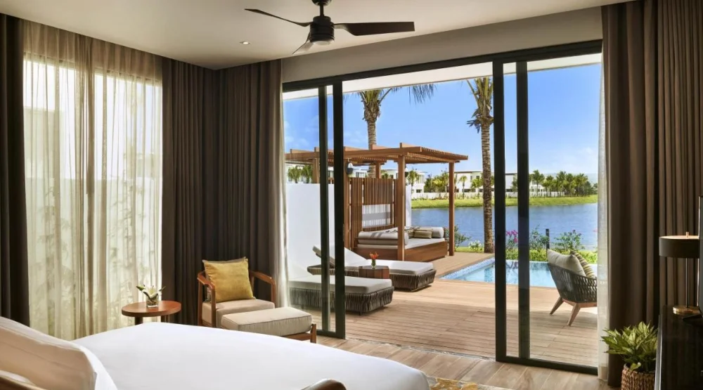 Family Three Bedroom Duplex Villa with Private Pool - Lake View at Movenpick Villas & Residences Phu Quoc