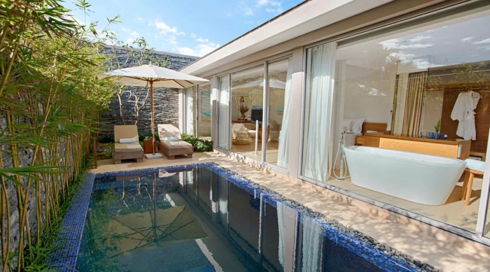 One Bedroom Villa with Private Pool and Bathtub at Naman Retreat