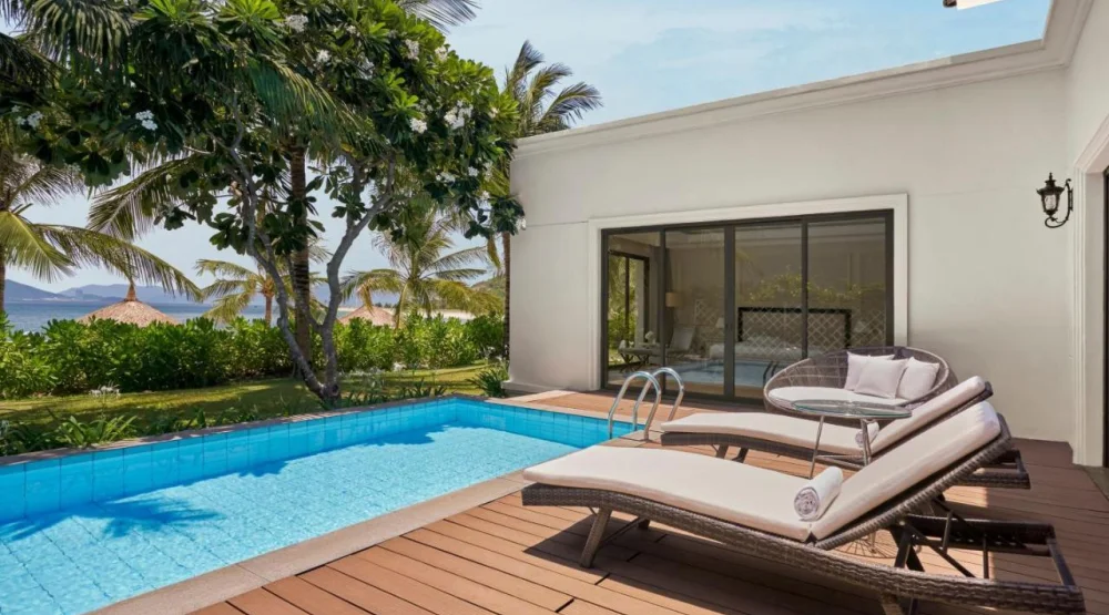 3-bedroom Villa, Ocean View with Private Pool at Nha Trang Marriott Resort & Spa Hon Tre Island