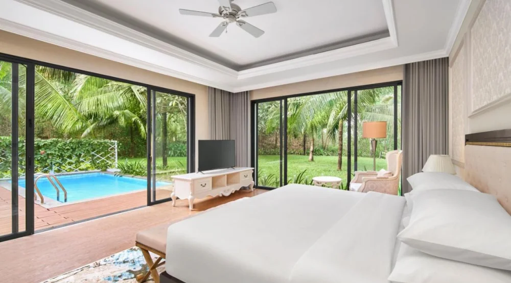 4-bedroom Villa, Garden View with Private Pool at Nha Trang Marriott Resort & Spa Hon Tre Island