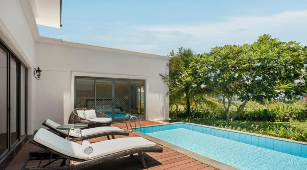 Two Bedroom Villa, Garden View with Private Pool at Nha Trang Marriott Resort & Spa Hon Tre Island