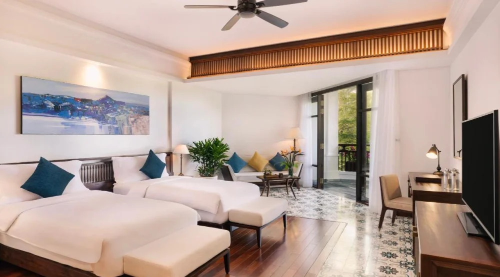 Deluxe Twin Room at The Anam Cam Ranh