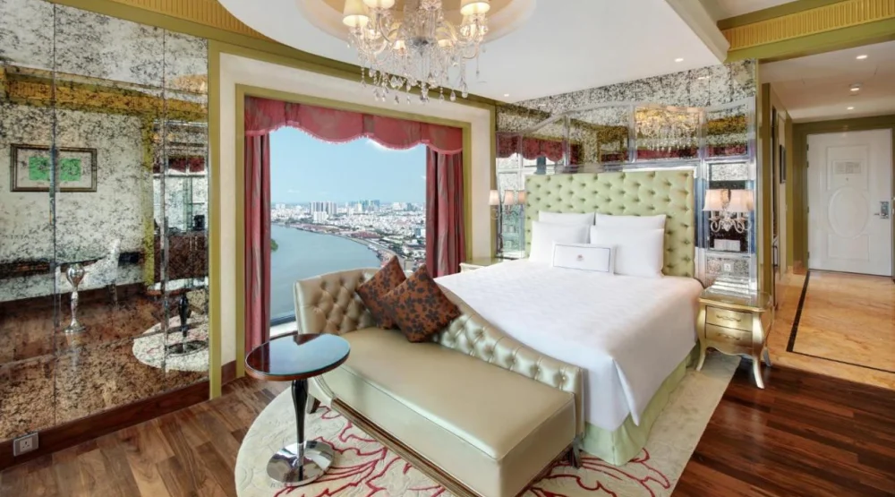 Grand Deluxe King Room High Floor at The Reverie Saigon