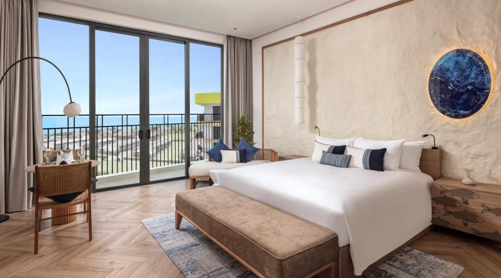 Premier King Room with Ocean View at Wyndham Hoi An Royal Beachfront Resort