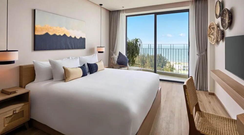 Superior King Room with Ocean View at Wyndham Hoi An Royal Beachfront Resort