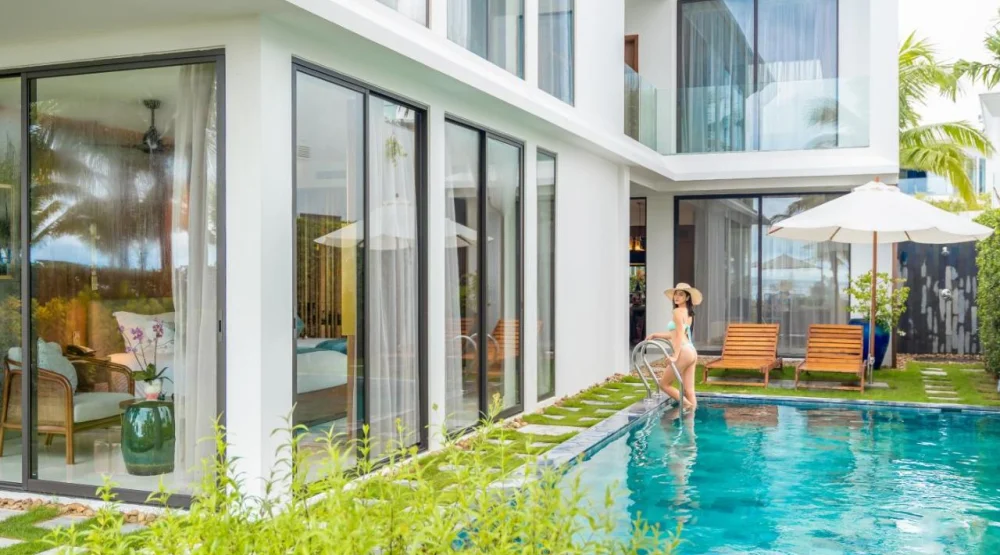 One Bedroom Villa with Private Pool and Garden View at Wyndham Hoi An Royal Beachfront Resort